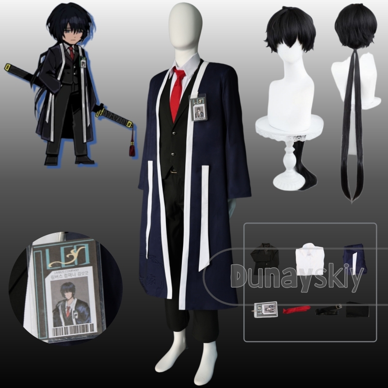 Board Game Anime - Bambus-Hut Kim Cosplay Perücke Requisiten Kostüm