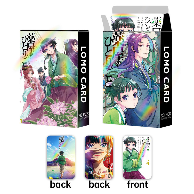 Board Game Anime - 30 Stück Japanische Anime-Karten „The Apothecary