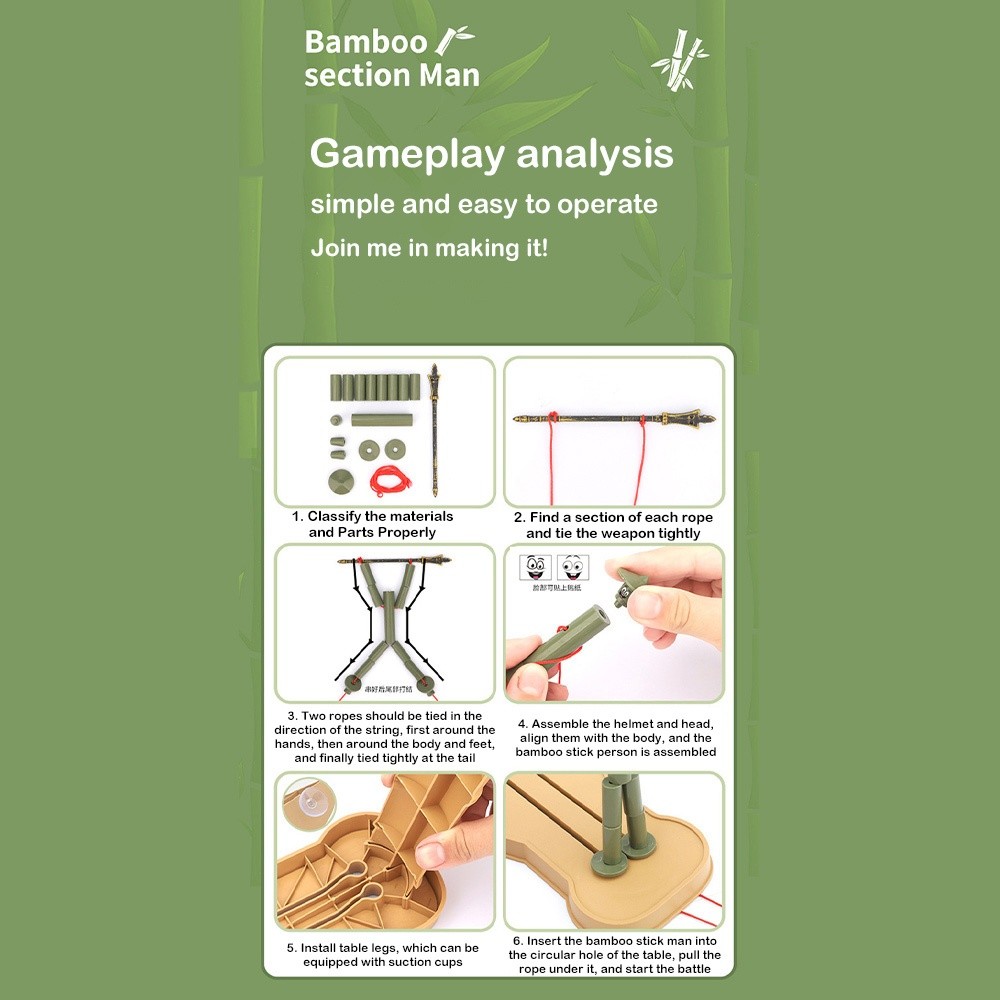 Battle Bamboo Man Battle Spiel – Board Game China Bewertung und Preis