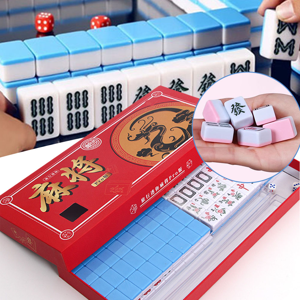 Tragbares Reise-Mini-Mahjong-S – Board Game Organization Bewertung und Preis