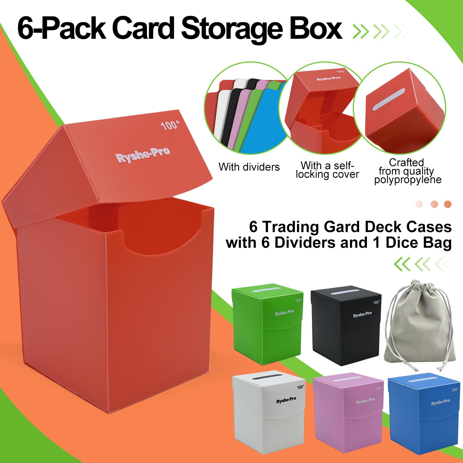 TCG Deck Box für 100+ Karten C – Board Game Organization Bewertung und Preis