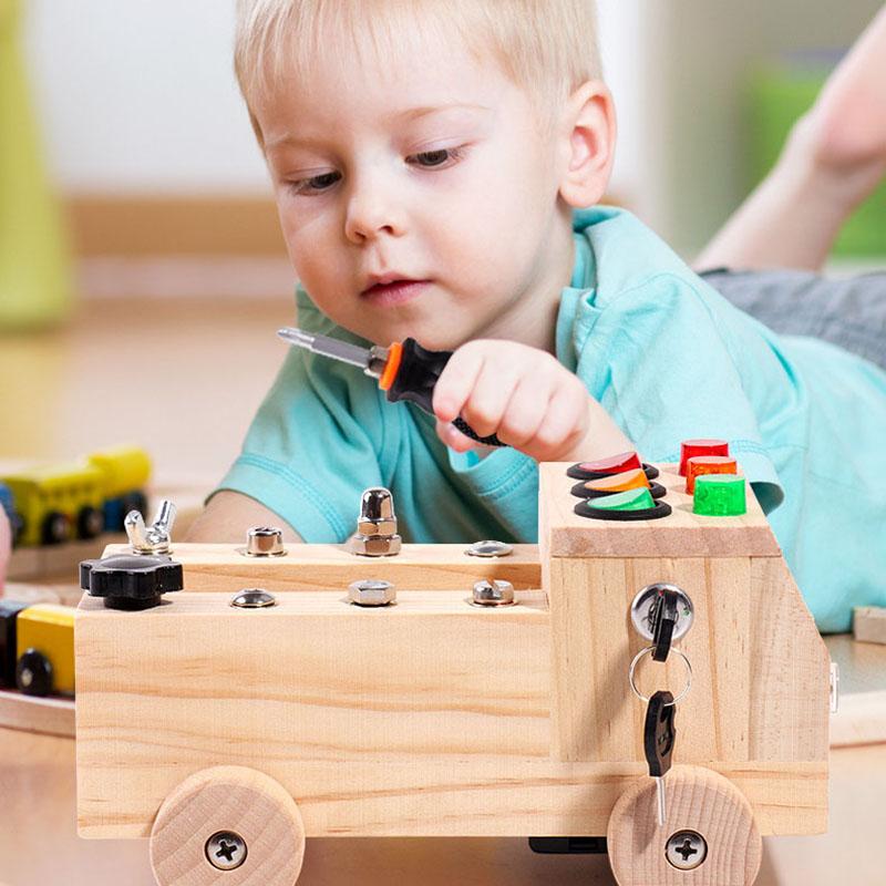 Holz Montessori Beschäftigt Bo – Board Game Organization Bewertung und Preis